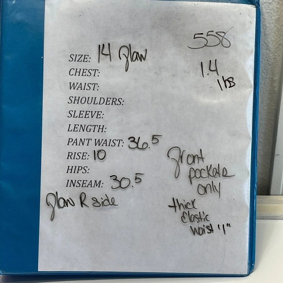 JM Collections Womens Size 14 Light Blue Straight Jeans FLAW - Picture 11 of 11